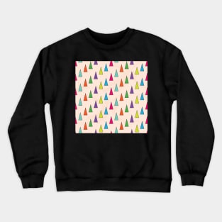 Colorful abstract triangles pattern Crewneck Sweatshirt